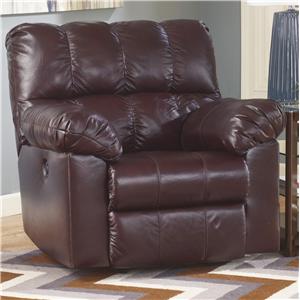 Signature Design by Ashley Kennard - Burgundy Rocker Recliner